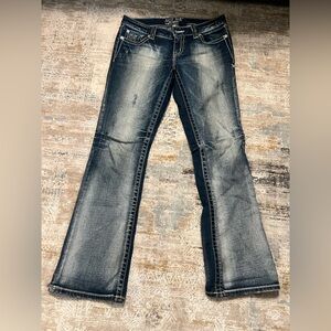 Stylish Faded Blue Jeans